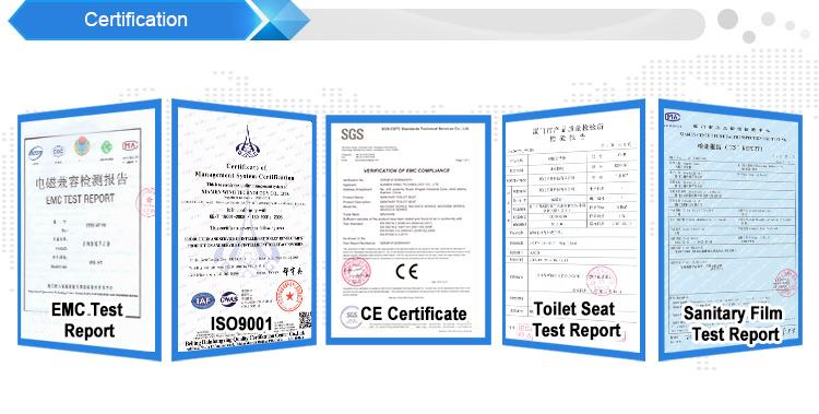 Automata tiszta WC-ülés elektromos Intelligens egészségügyi szenzor higiéniai WC-eldobható fóliák: NS220C Certification.jpg Automatic Clean Toilet Seat Electric | Smart Sanitary Sensor Hygiene Toilet Disposable Film Covers NS220C Certification.jpg